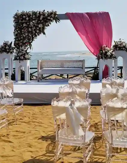 Well-decorated banquet hall in Mumbai for events