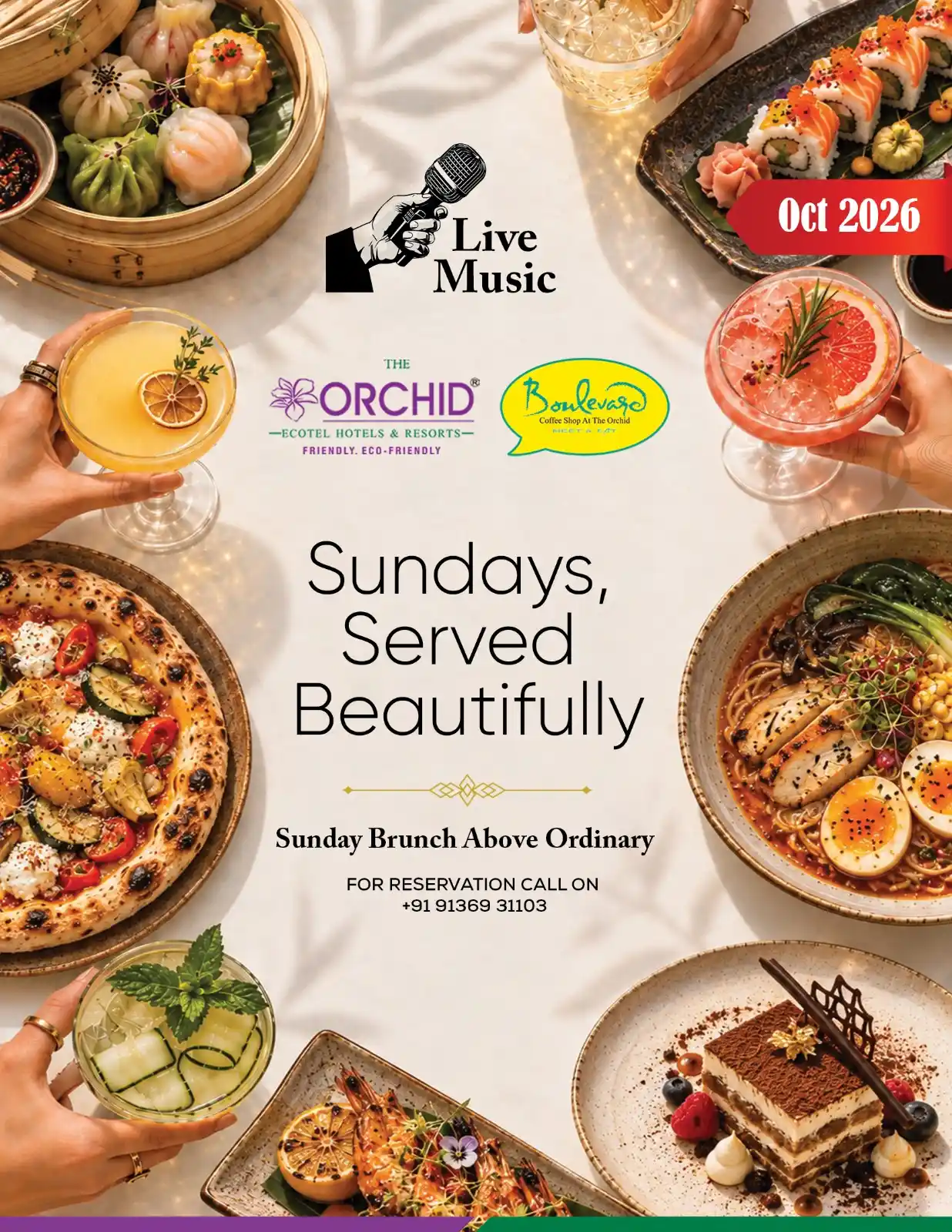 Sunday brunch at The Orchid Hotel Mumbai