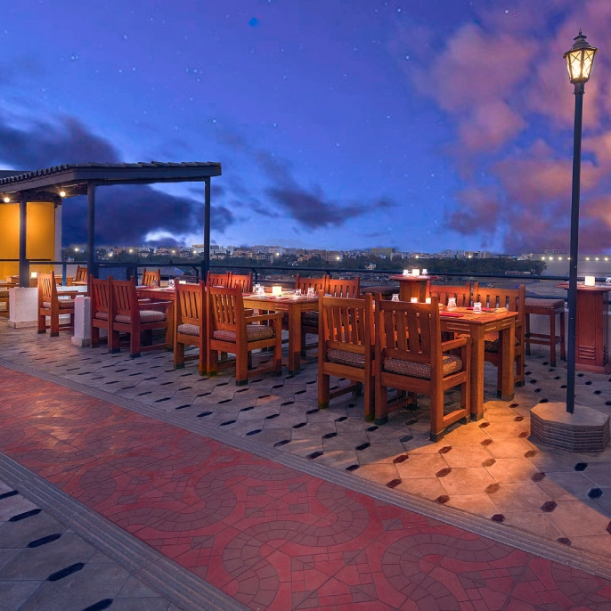 Best Rooftop Restaurant in Mumbai - Orchid Hotel Book rooftop dining at MGS Open-Air Restaurant in Vile Parle, Mumbai