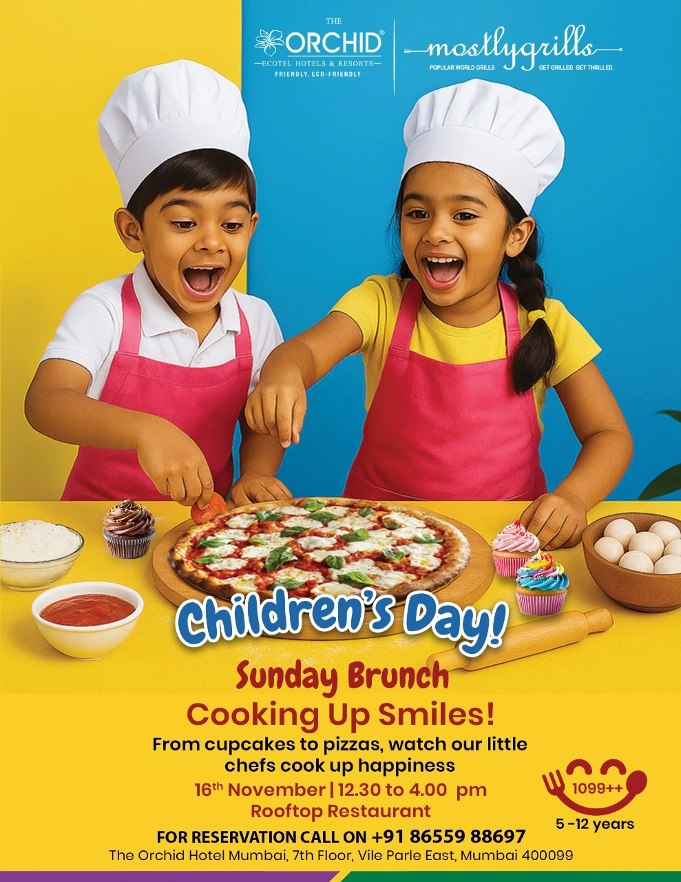 Children's Day Mini Masterchef Brunch at Mostly Grills The Orchid Hotel Mumbai